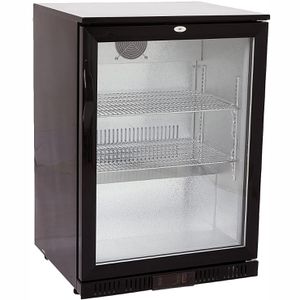 Produktbild für Getränkekühlschrank Saro BC138, mit Glastür, abschließbar