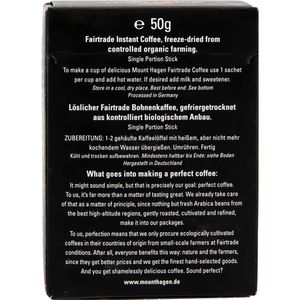 Produktbild für Kaffee Mount-Hagen Arabica Blend Instant, BIO