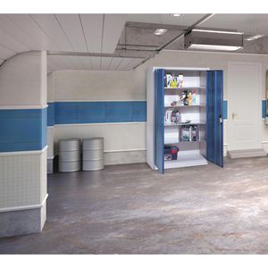 Produktbild für Werkzeugschrank CP-Möbel 8930-00, aus Metall, grau / blau