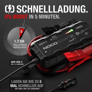 Produktbild für Starthilfe-Powerbank NOCO Boost X GBX75, 12V