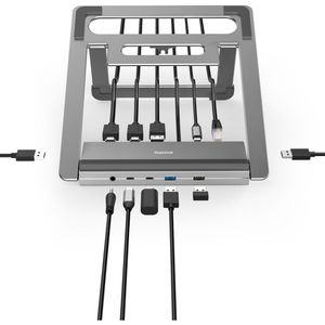 Produktbild für Dockingstation Hama 12-in-1-USB-C-Docking-Station