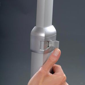 Produktbild für Infoständer Franken BS0905 aus Aluminium, silber, A4