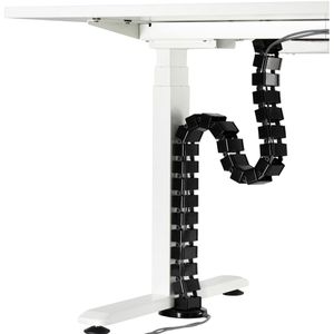 Produktbild für Kabelführung InLine 59996A, zum Anschrauben, schwarz