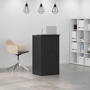 Produktbild für Empfangstheke vidaXL 859016, schwarz