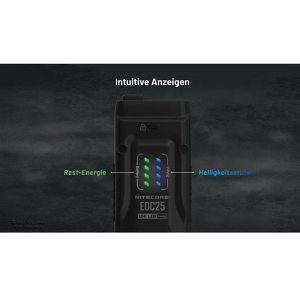 Produktbild für Taschenlampe Nitecore EDC25, LED, aufladbar
