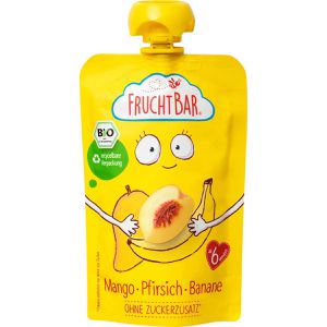 Produktbild für Fruchtpüree FruchtBar Quetschie, 100% Frucht, BIO