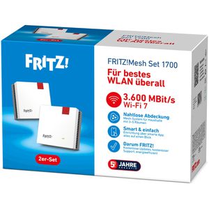 Produktbild für WLAN-Repeater AVM FRITZ!Repeater 1700, 2er Set