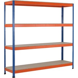 Produktbild für Weitspannregal Schulte 18286-N, 4 Holzböden