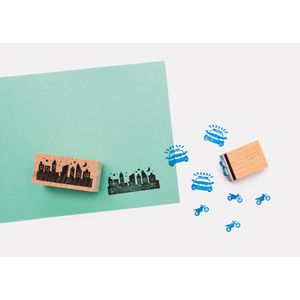 Produktbild für Motivstempel Folia Holzstempel-Set, Superheroes