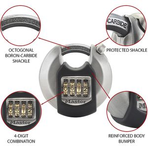Produktbild für Vorhängeschloss Master-Lock M40EURDNUM, 70mm