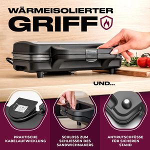 Produktbild für Sandwichmaker Proficook PC-ST 1092