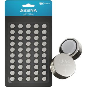 Knopfzelle Absina LR44 / LR1154 / AG13