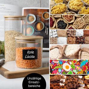 Produktbild für Vorratsglas Moritz&amp;Moritz 4420, mit Bambusdeckel