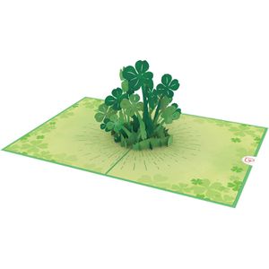 Produktbild für Grußkarten papercrush 3D Glücksklee