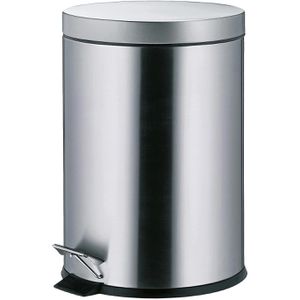 Mülleimer Kela Monaco, 18172, silber matt