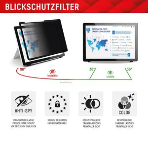 Produktbild für Displayschutzfolie Displex Tablet Privacy Safe, 3H