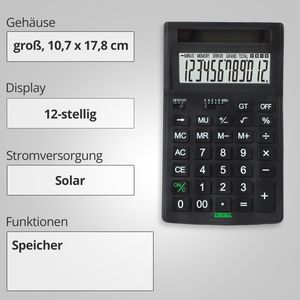 Produktbild für Taschenrechner DESQ 30400, Recycling