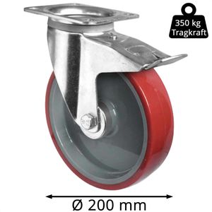 Produktbild für Schwerlastrolle CASCOO Serie N2U6, Lenkrolle