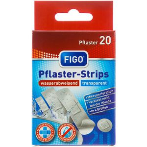 Pflaster Figo Pflaster-Strips, 20 Strips
