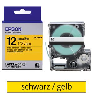Schriftband Epson LK-4YBP, 12mm