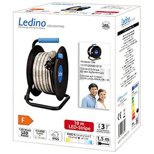 Produktbild für Lichtschlauch Ledino Wickede 10, LED, neutralweiß