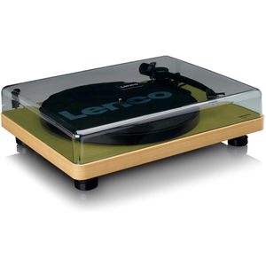 Produktbild für Plattenspieler Lenco L-30WD braun, mit USB