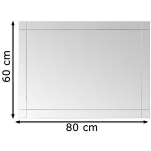 Produktbild für Wandspiegel vidaXL 249533, rechteckig