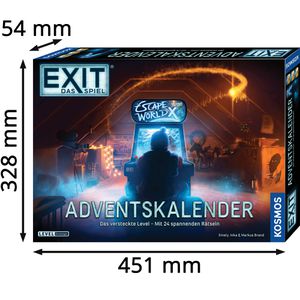 Produktbild für Adventskalender Kosmos 687366, Exit Das Spiel, 2026