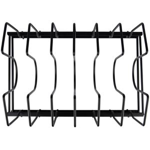 Produktbild für Topfdeckelhalter Gräwe 548.A.C1 schwarz, aus Edelstahl