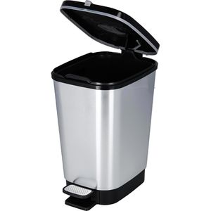 Produktbild für Mülleimer Curver KIS Chic Bin Style, silber