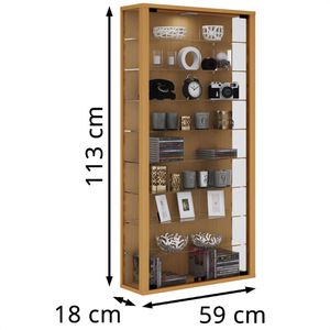 Produktbild für Glasvitrine VCM Vitrosa Maxi, hängend