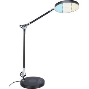 Produktbild für Schreibtischlampe Paulmann Numis Qi, schwarz, LED, dimmbar