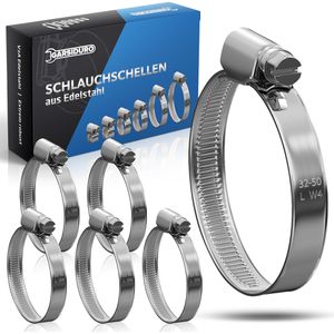 Schlauchschelle GARSIDURO SGS-W4-032050-10, Klasse W4, Set