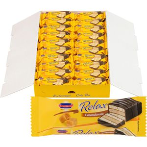 Kuchen KuchenMeister Kuchenriegel Karamell, mit Creme & Glasur