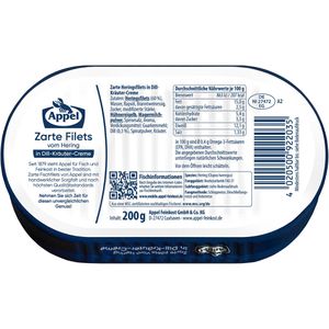 Produktbild für Fischkonserve Appel Zarte Filets vom Hering