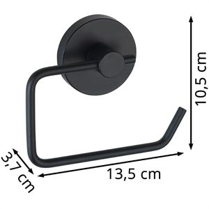 Produktbild für Toilettenpapierhalter Wenko Milazzo, schwarz