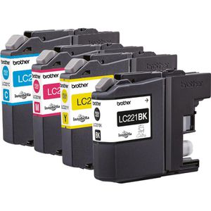 Produktbild für Tinte Brother LC-221VAL ValuePack