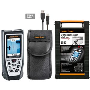 Laserliner Laser-Entfernungsmesser DistanceMaster, Compact Vision,80m Messbereich,Farbdisplay, Kamera