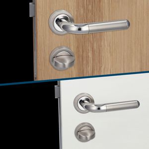 Produktbild für Drückergarnitur Alpertec Fair VI-R WC