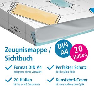 Produktbild für Zeugnismappe itenga 33105748, mit Motiv, A4