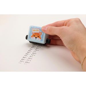 Produktbild für Motivstempel Trodat Little Dots Rechenrally Set, Kunststoff
