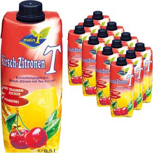 Eistee meinT Kirsch-Zitrone, im Tetrapack