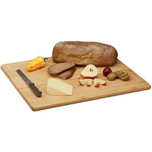 Produktbild für Schneidebrett Relaxdays 10022156 aus Bambus