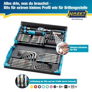 Produktbild für Bitset Hazet SmartCase Bit Satz, 2200SC-31
