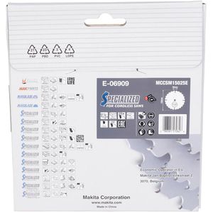 Produktbild für Kreissägeblatt Makita E-06909, EFFICUT