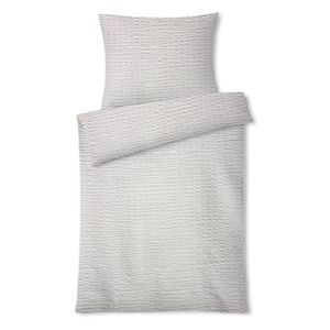 Produktbild für Bettwäsche Zollner Arabella, weiß, Seersucker