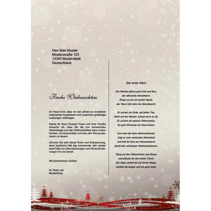 Produktbild für Weihnachtsbriefpapier Böttcher-AG Fest der Liebe