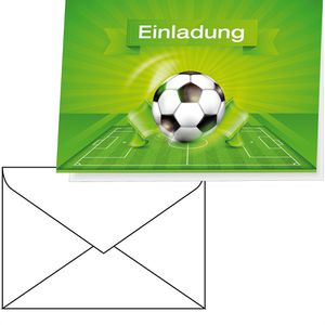 Einladungskarten Perleberg 7440001-2, Fußball