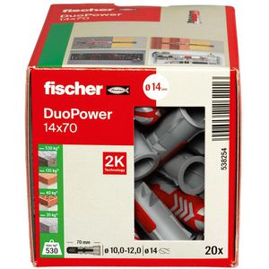 Produktbild für Dübel Fischer 538254, DuoPower 2 Komponenten-Dübel