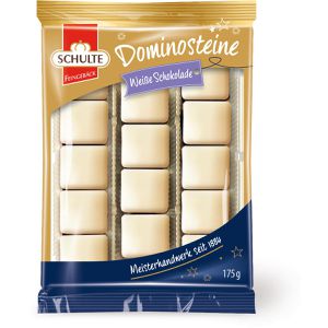 Dominosteine Schulte-Feingebäck Weiße Schokolade
